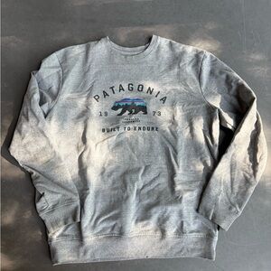 Patagonia Gray Crewneck Men's Sweater